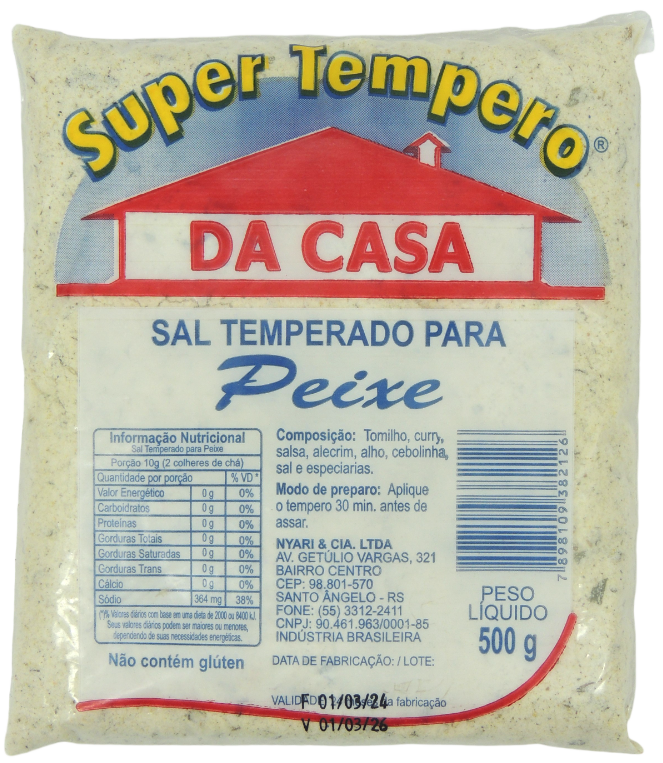 Sal Temperado para Peixe